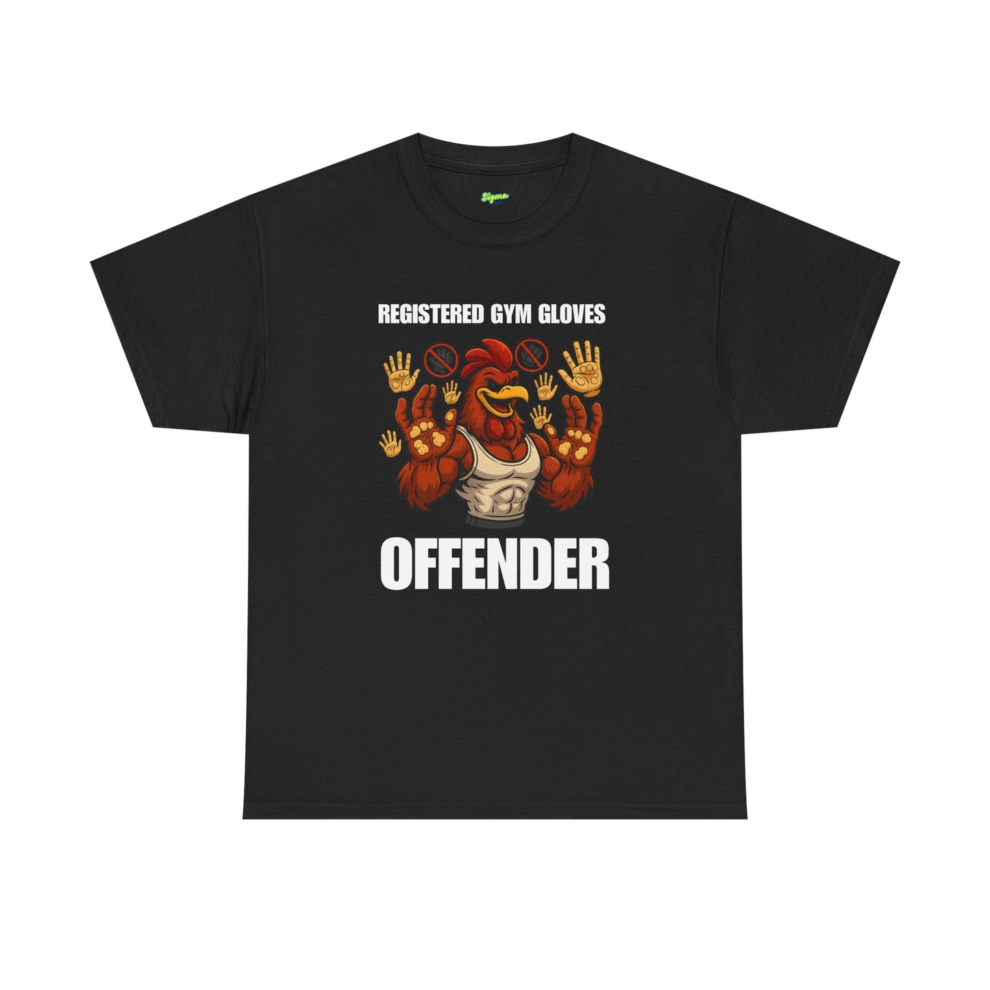 Registered Gym Gloves Offender T-Shirt