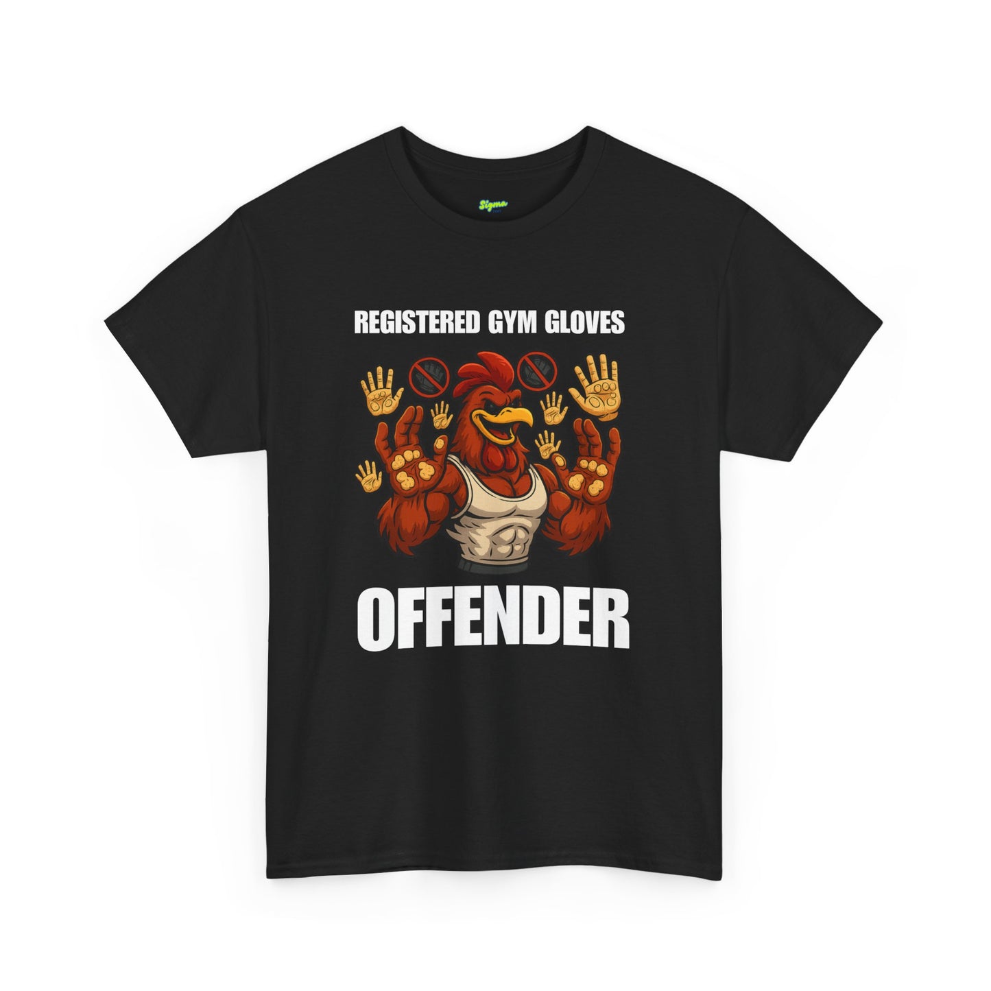 Registered Gym Gloves Offender T-Shirt