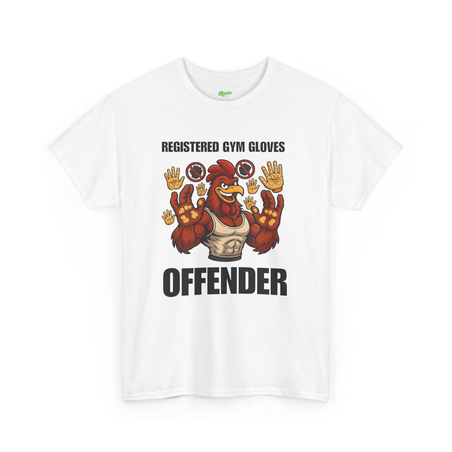 Registered Gym Gloves Offender T-Shirt