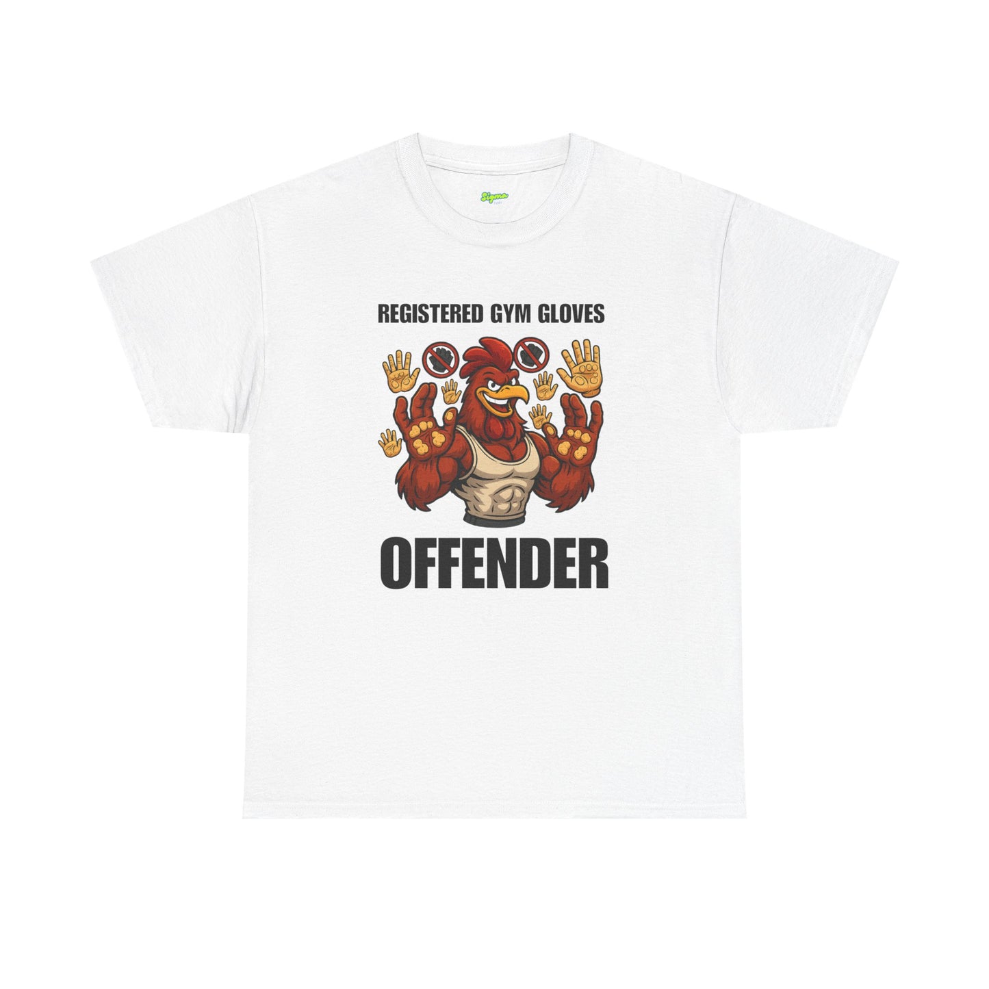 Registered Gym Gloves Offender T-Shirt