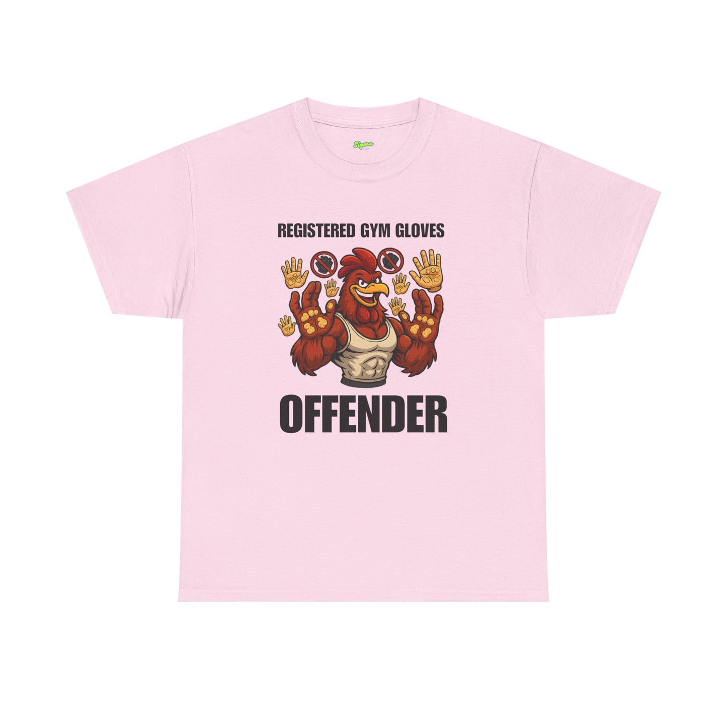 Registered Gym Gloves Offender T-Shirt