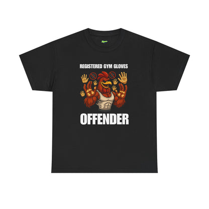 Registered Gym Gloves Offender T-Shirt