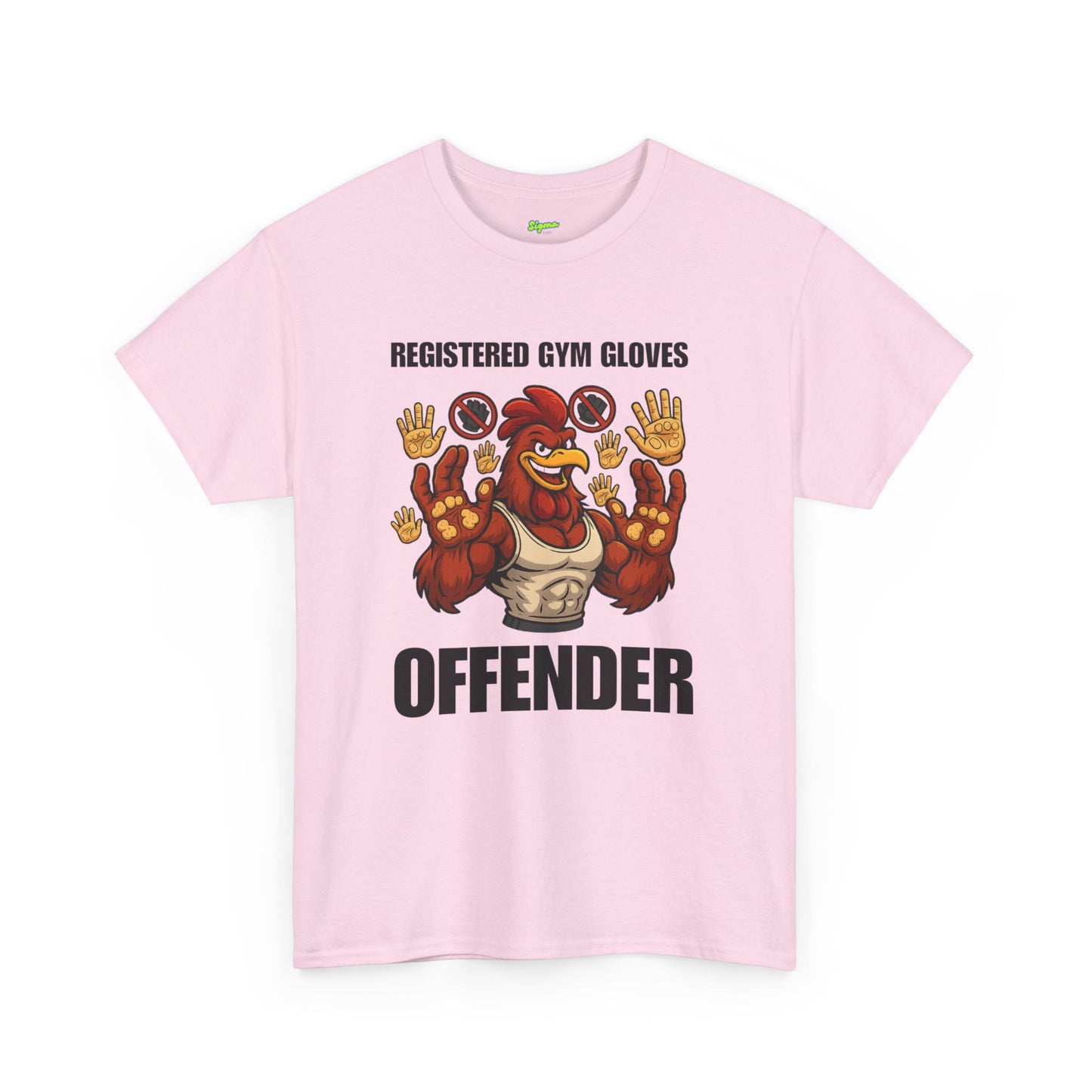 Registered Gym Gloves Offender T-Shirt