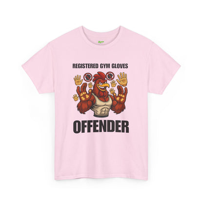 Registered Gym Gloves Offender T-Shirt