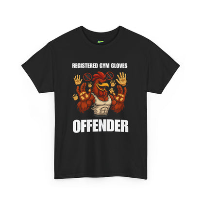 Registered Gym Gloves Offender T-Shirt