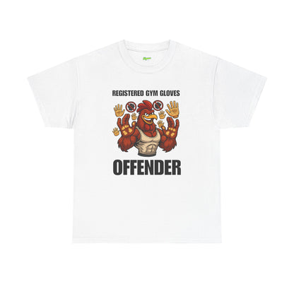 Registered Gym Gloves Offender T-Shirt